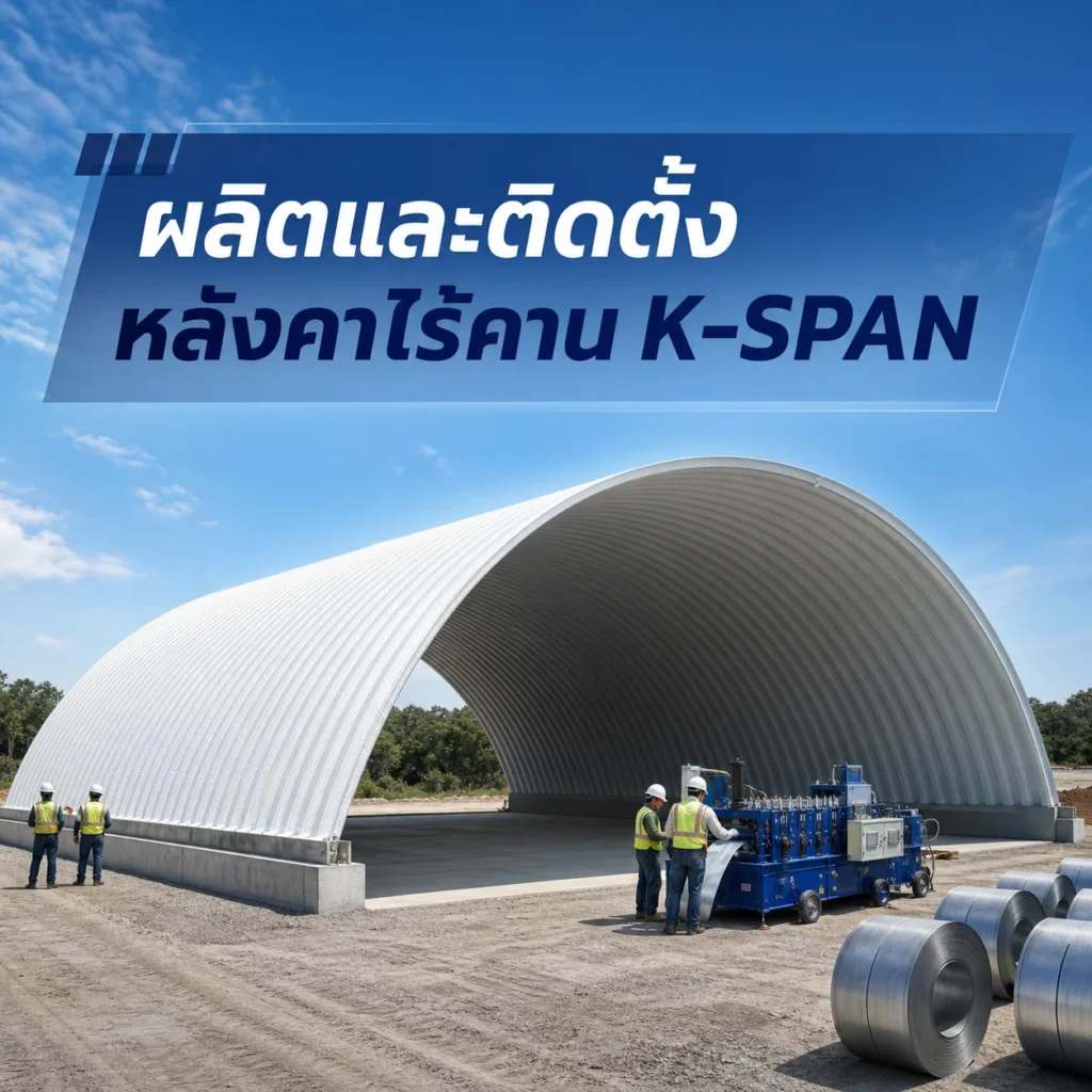 k building kspan roof - Thai Euro PEB